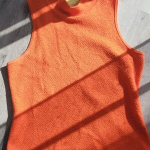 Maeve by Anthropologie Orange Top